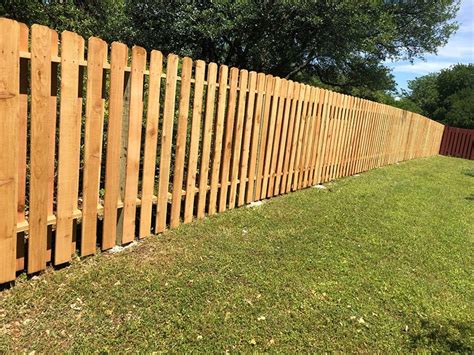 shadow box fence using metal posts|residential shadow box fence.